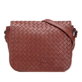 Nappa Intrecciato Flap Crossbody
