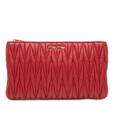 Matelasse Nappa Clutch