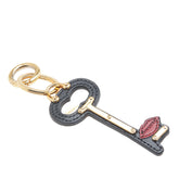 Saffiano Lip Key Chain