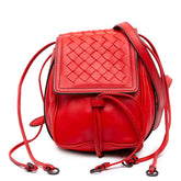 Nappa Intrecciato Double Sided Flap Crossbody