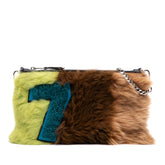 Fur Montone Stripe Crossbody