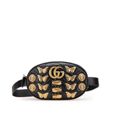 GG Marmont Matelasse Leather Animalier Belt Bag