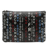 Medium Quilted Lambskin Data Center O Case Clutch