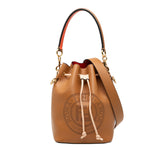 Small Perforated Leather Mon Tresor Bucket Bag
