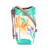 Paulas Ibiza Leather Waterlily Gate Pocket Crossbody