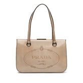 Spazzolato Logo Frame Shoulder Bag