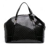 Large Microguccissima Patent Dome Satchel