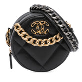 Lambskin 19 Round Clutch with Chain