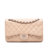 Jumbo Classic Caviar Double Flap