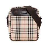House Check Canvas Crossbody