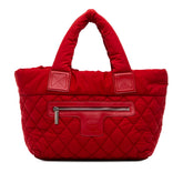 Small Quilted Nylon Coco Cocoon Tote