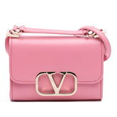 Small Leather VLogo Type Crossbody
