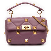Medium Nappa Roman Stud Satchel