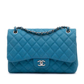 Jumbo Classic Caviar Double Flap