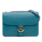 Medium Dollar Calfskin Interlocking G Crossbody