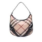 Supernova Check Coated Canvas Larkin Hobo