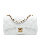 Mini Rectangular Classic Lambskin Romance Single Flap