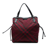 Supernova Check Nylon Buckleigh Tote