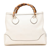 Medium Leather Bamboo Diana Tote