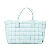 Large Lambskin Intreccio Padded Tote