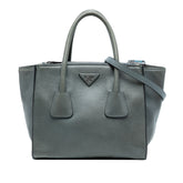 Small Glace Calf Twin Pocket Satchel