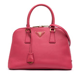 Medium Saffiano Lux Promenade Satchel