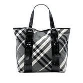 Medium Beat Check Nylon Victoria Tote
