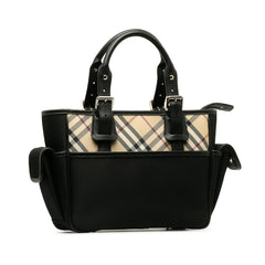 Leather-Trimmed Nova Check Handbag_1