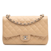 Jumbo Classic Caviar Double Flap
