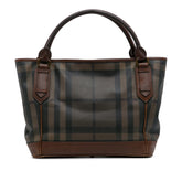 Smoked Check Coated Canvas Handbag