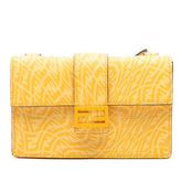 Sarah Coleman Small Glazed Fabric FF Vertigo Convertible Baguette Pouch