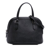 Mini Leather Dome Satchel