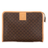 Macadam Coated Canvas Clutch