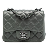 Mini Square Classic Lambskin Single Flap