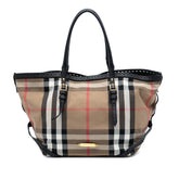 Small House Check Canvas Bridle Salisbury Tote