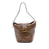 Zucchino Crystal Double Flap Bucket Bag