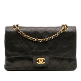 Medium Classic Lambskin Double Flap