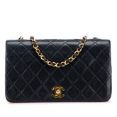 CC Quilted Lambskin Full Single Flap