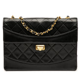 Medium Quilted Lambskin Mademoiselle Single Flap