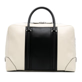 Bicolor Grained Calfskin Lucrezia Briefcase