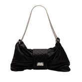 Medium Satin Bow Mademoiselle Shoulder Bag