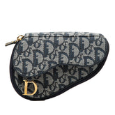 Diorissimo Canvas Saddle Pouch