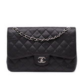 Jumbo Classic Caviar Double Flap