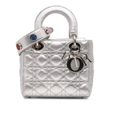Small Metallic Grained Calfskin Cannage My ABCDior Lady Dior