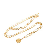Gold Plated CC Medallion Chain Belt
