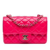 Mini Rectangular Classic Patent Single Flap