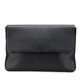 Pebbled Calfskin Portfolio Clutch