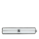 CC Lambskin Box Clutch