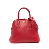 Medium Saffiano Dome Satchel