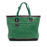 Large Quilted Lambskin Country Club Tote